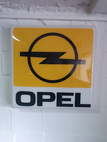 Opel logo blitz leuchtreklame - logo,