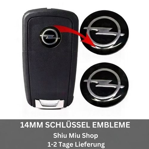 Opel schlüssel emblem - 2x,