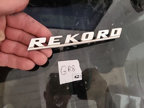 Vintage opel rekord emblem - rekord,