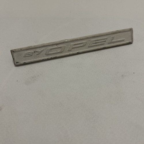 Vintage metal white opel - vintage, by