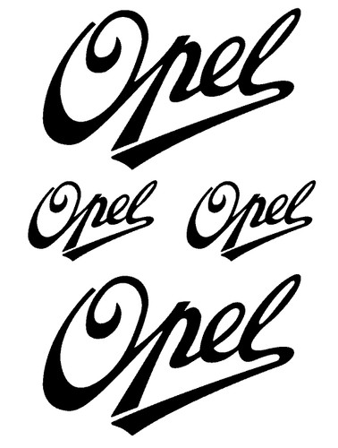 Opel logo 1909 - 1909, oldtimer