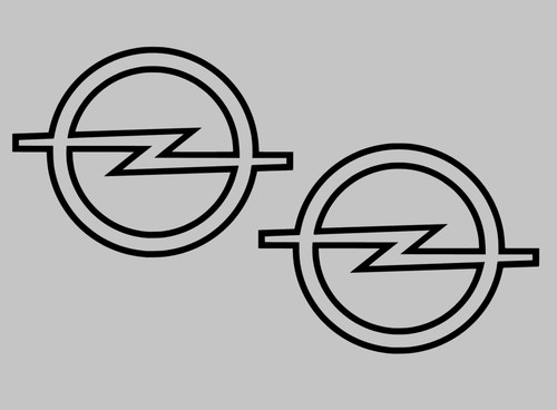 Opelzeichen 100 - 2x, mm