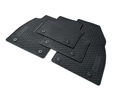 Opel rubber floor mats set - rubber,