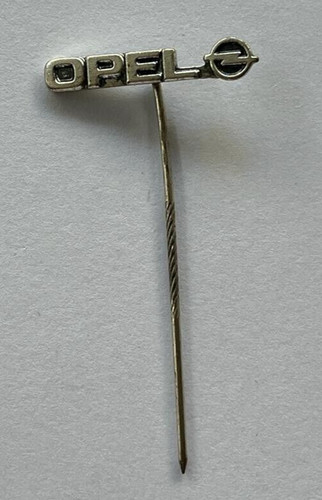 Opel lettering logo 80s pin - opel, +