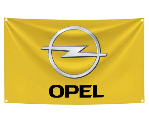 Opel logo racing banner - opel, 150
