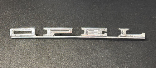 Opel metal car badge - metal,