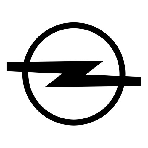 Opel blitz logo aufkleber - opel,